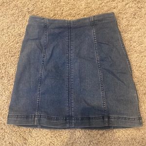 Free People Denim Skirt